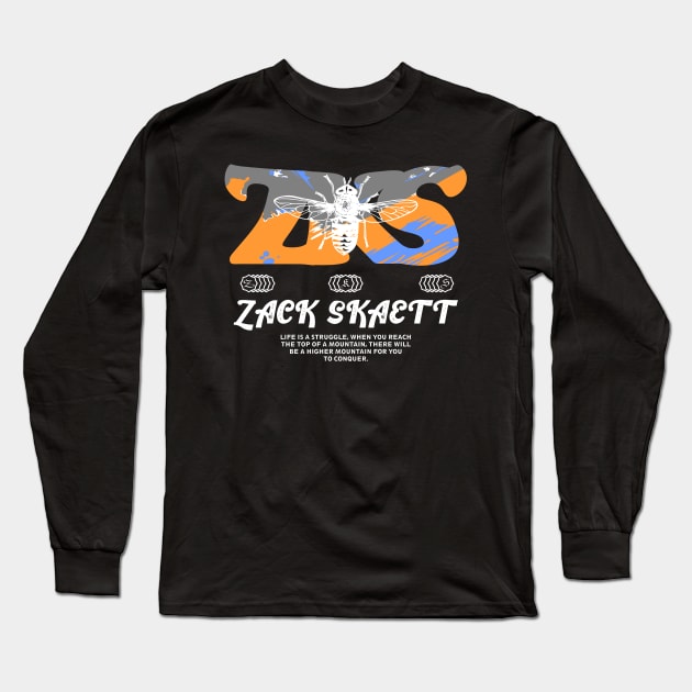 Zack Skaett Gravity Long Sleeve T-Shirt by bougaa.boug.9